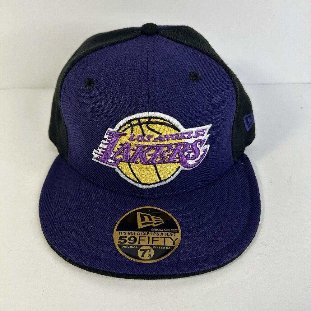 New Era 59FIFTY Los Angeles Lakers Fitted Hat Purple 7 1/8